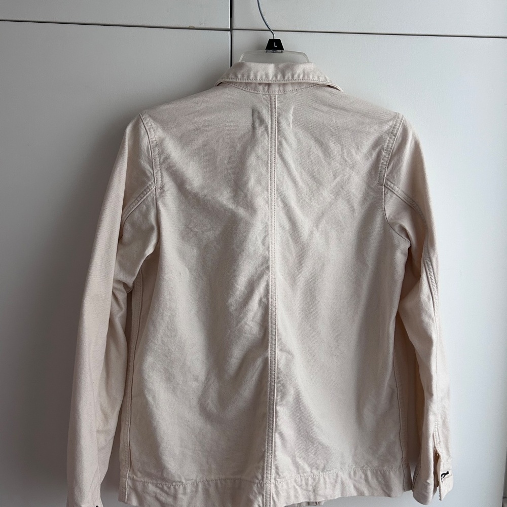NWOT Everlane Chore Jacket in Bone/Ivory (XS) - Picture 6 of 8